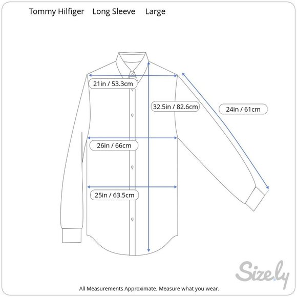 TOMMY HILFIGER Men shirt long sleeve vintage 1990s pit to pit 26 L slim striped - Picture 2 of 12